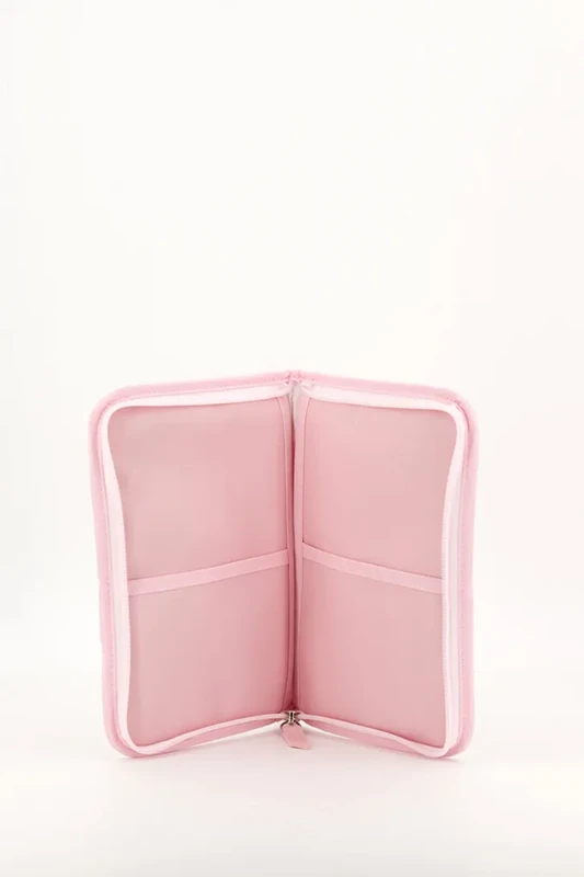 Porte-documents en similicuir pour bébé avec nœud