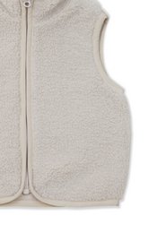 Teddy Weste Beige