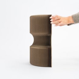 Diablo Paper Stool - Recycled Brown