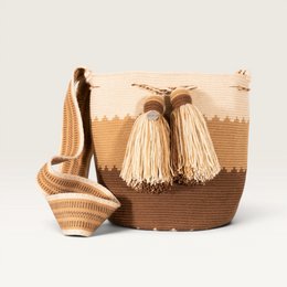 Geometrisk crossbody M | Macchiato