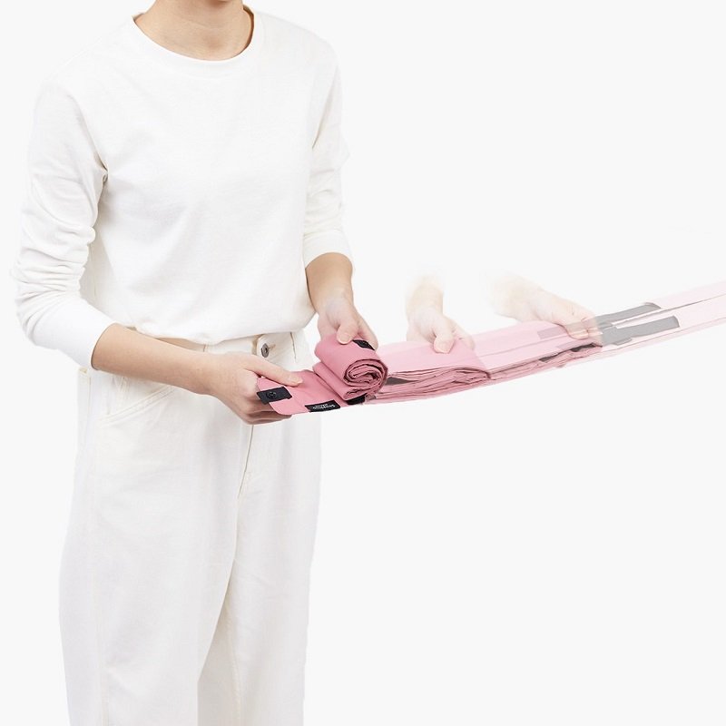 Shupatto compacte opvouwbare boodschappentas maat M - Peach (Momo)