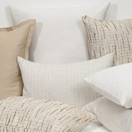 Sandy Pinstripe - Fabric Cushion - 40 x 60