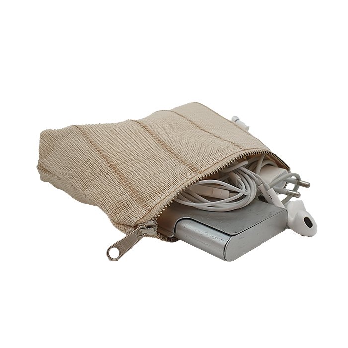 ANNA NERA Fairtrade Etui S - Tasje de maquillage - Toilettasje - Trousse de toilette - Natural S 300-023