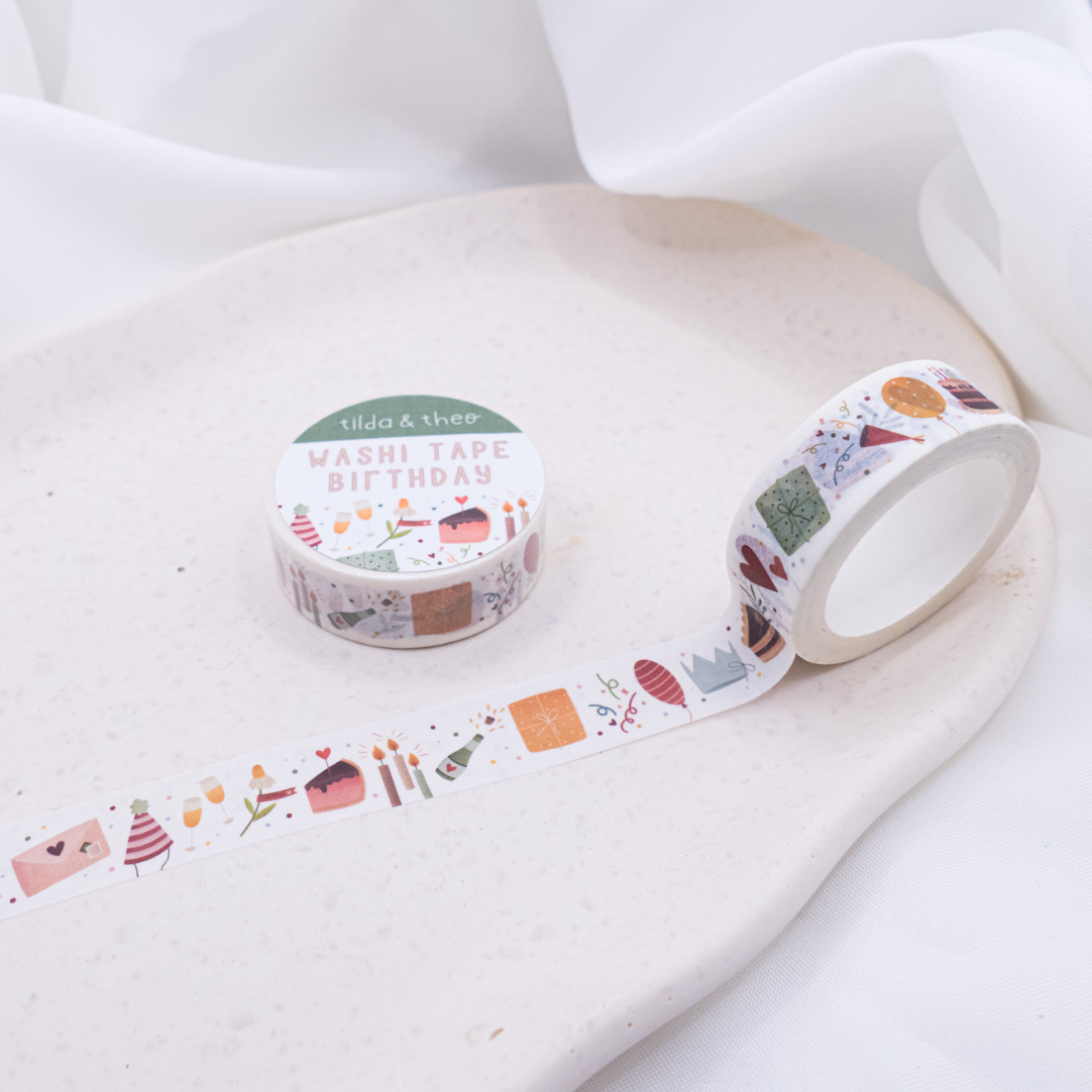 Washi Tape Anniversaire - Ruban Célébrez Washi Tape Masking Tape Party