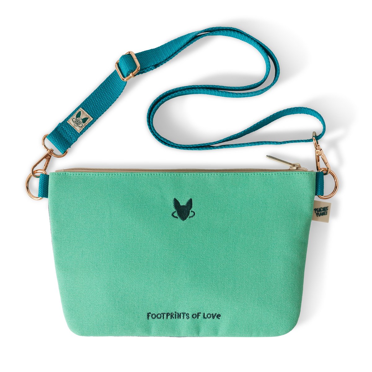 Planeta Crossbody Bag de Peaches y Hüfttasche Green Adventures