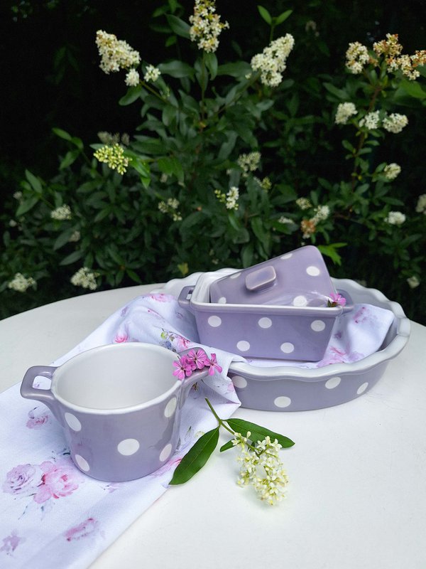 Molde para tarta lila con lunares Isabelle Rose