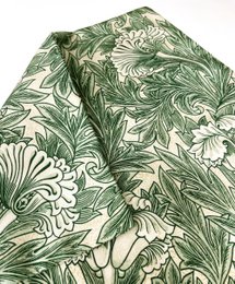 Vintage William Morris Green Tulip Pudebetræk | WIM012