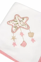 Baby Muslin Cloth Embroidered with a Star