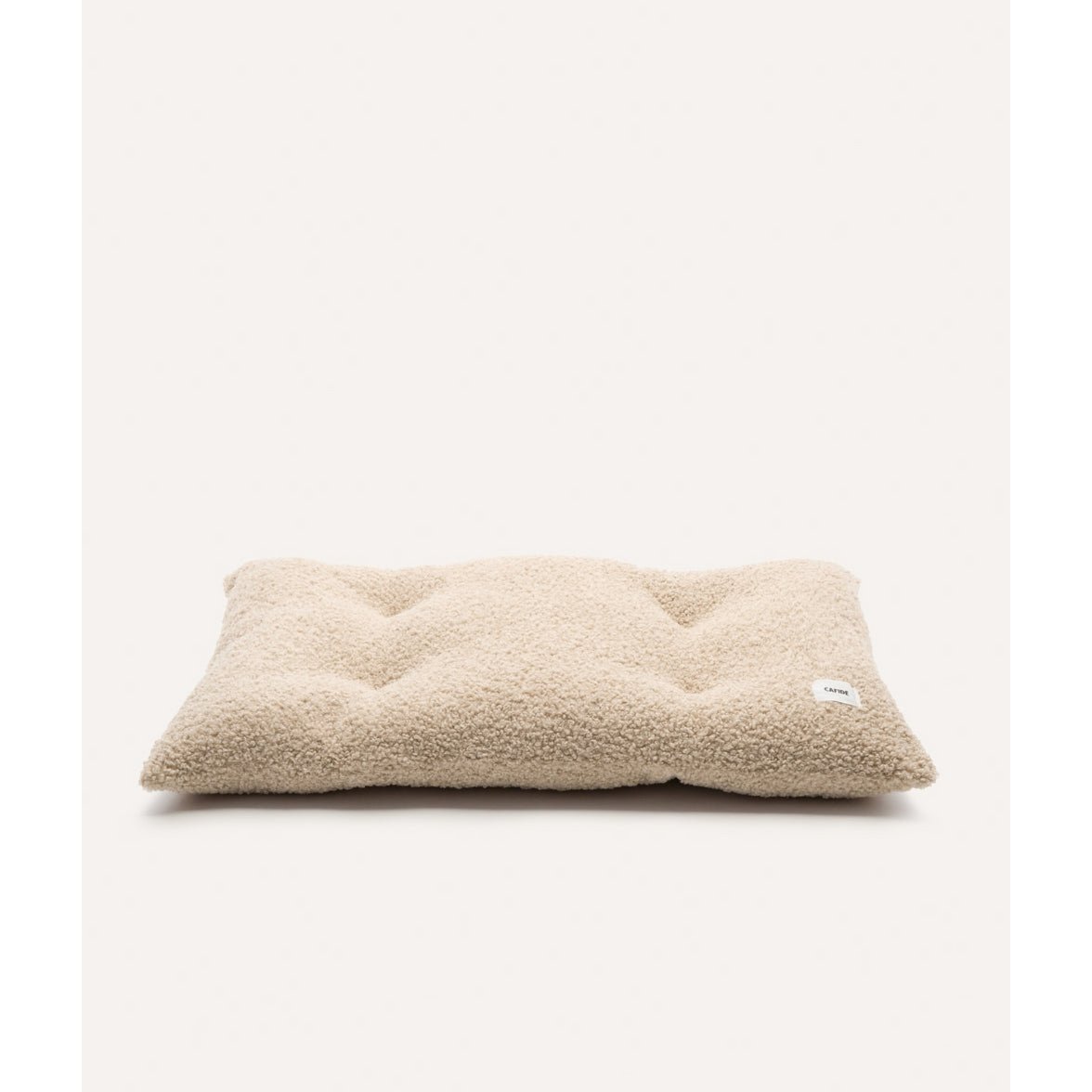 Beige Shearling Dog Bed Cushion, Bela