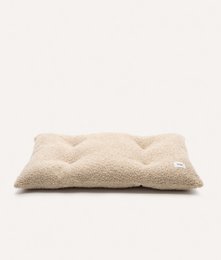 Beige Shearling Hundesengepude, Bela