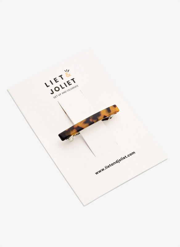 Hair clip Janet camel