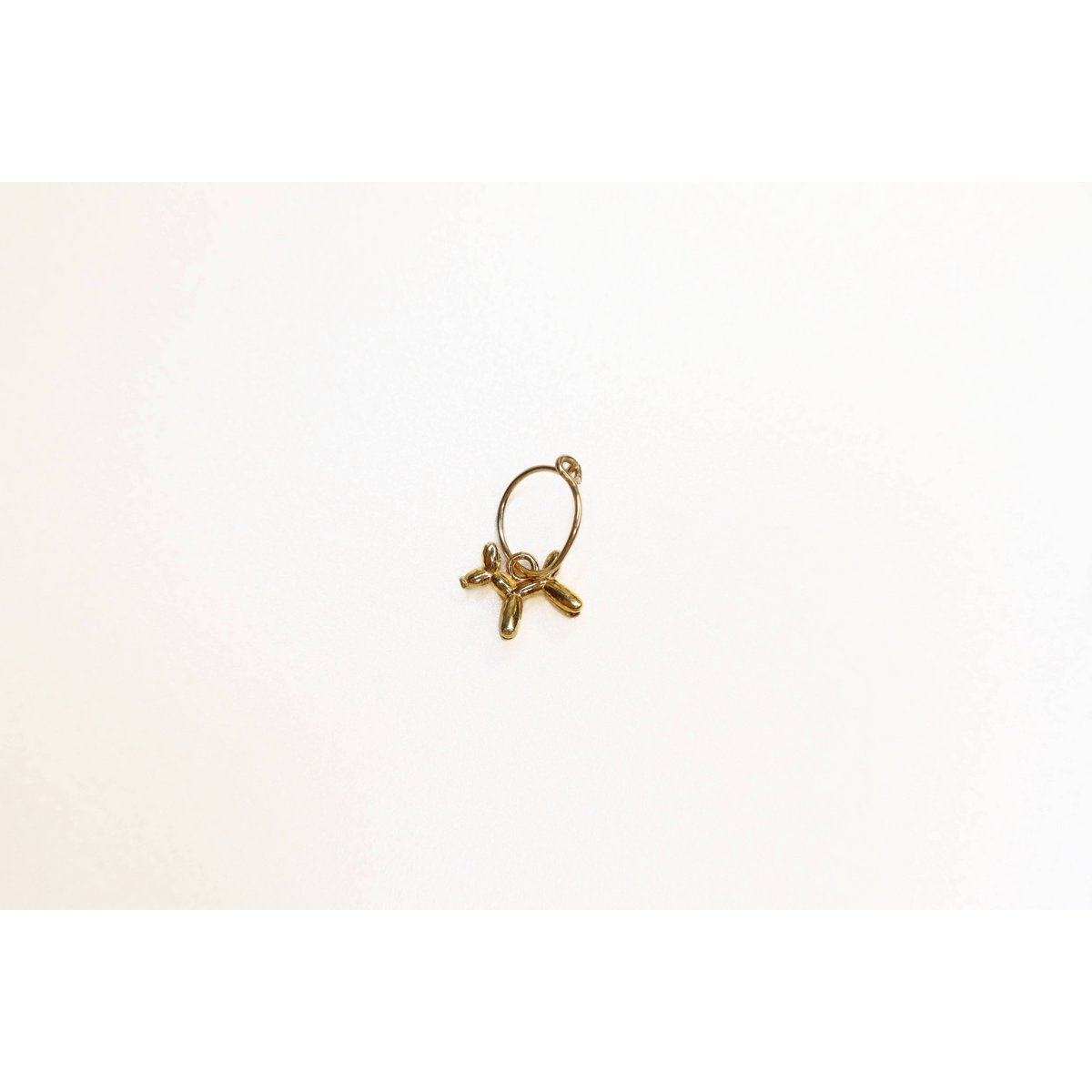silver balloon dog hoop