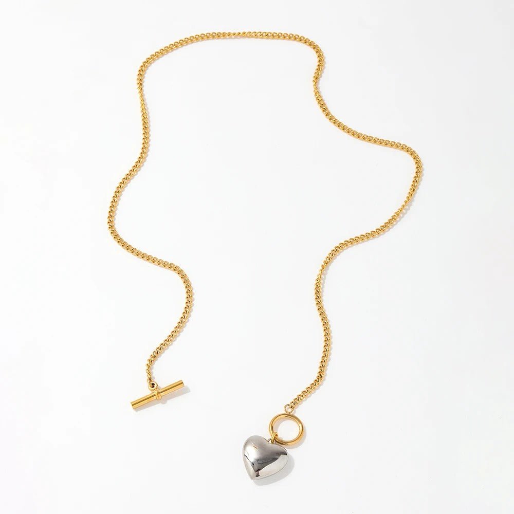 Champ - Heart Earrings and Necklace Set