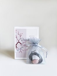 Collar de piedras preciosas – CUARZO ROSA