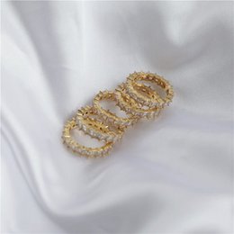 Square Eternity Crystal Band