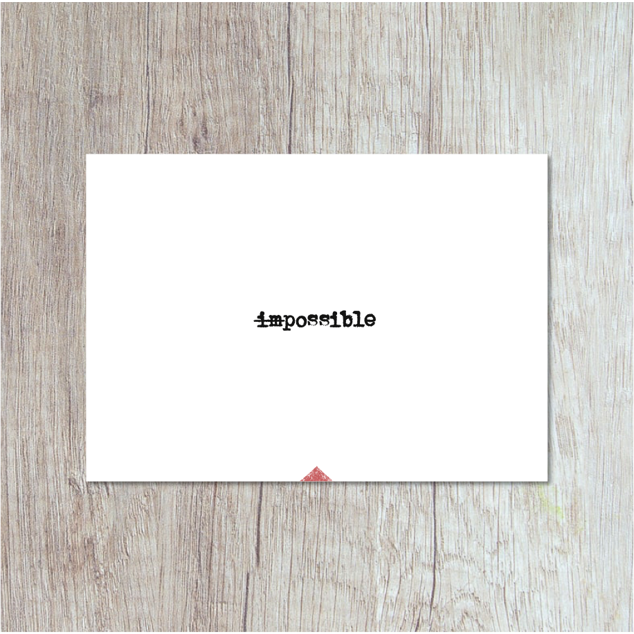 Cartolina | impossibile