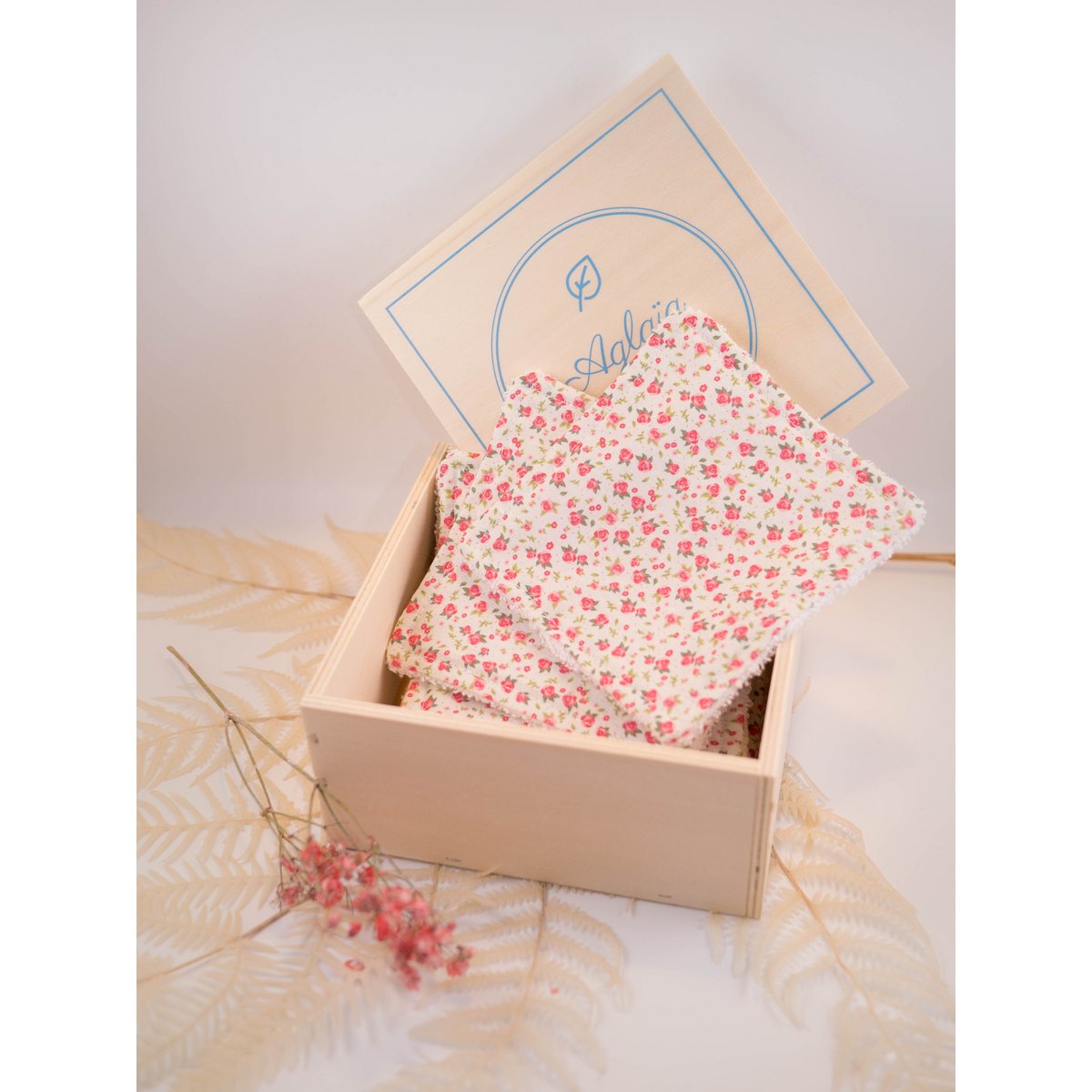 Box lingettes démaquillantes lavables - Semainier de 7 lingettes