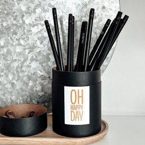 Geschenkebox Happy Day | Stiftehalter mit Deckel