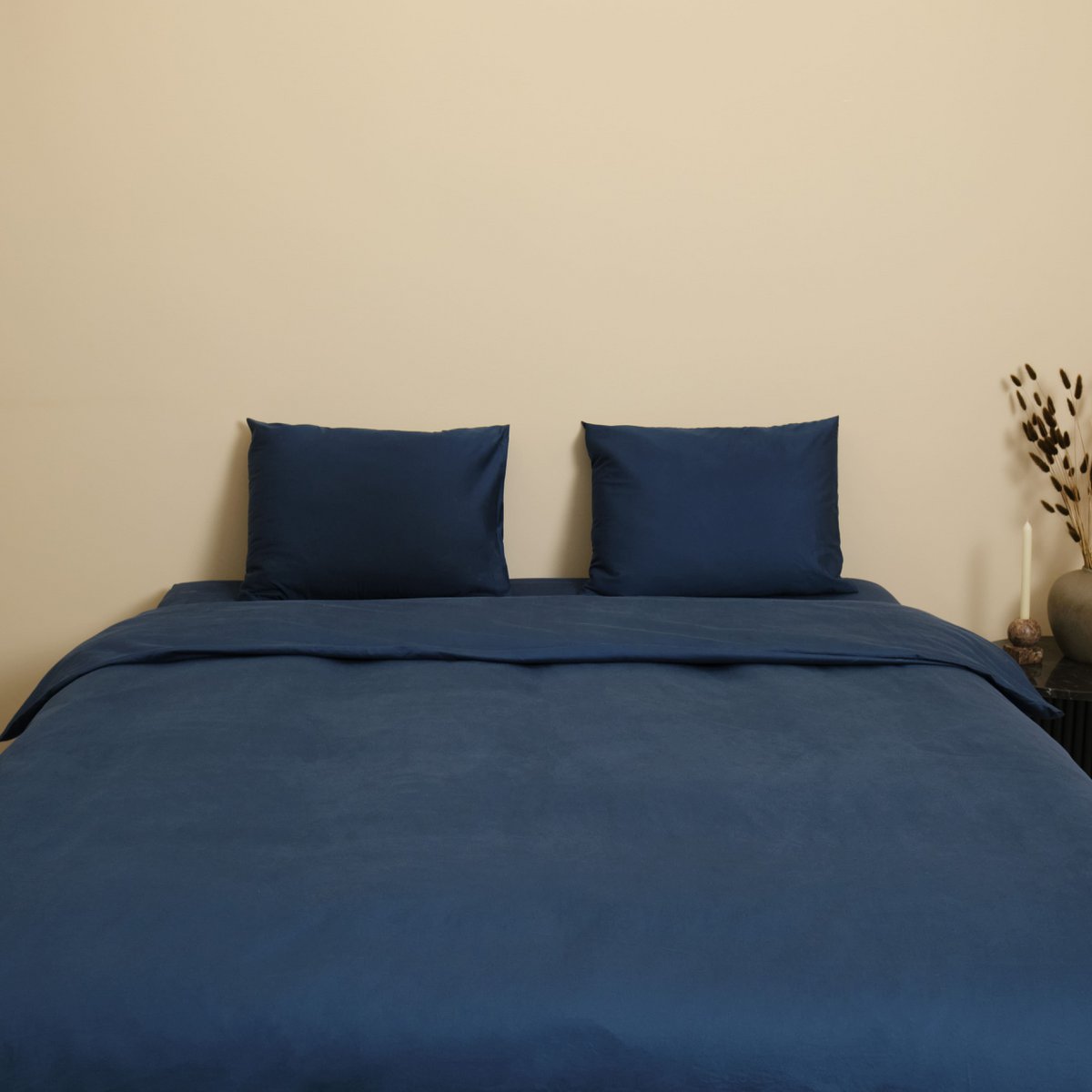 Housse de coussin - Satin de coton 400 fils au pouce - Blue me away