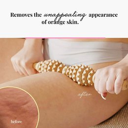 Ovale Houten Cellulite Massage Roller Lymfedrainage Massager Maderotherapie