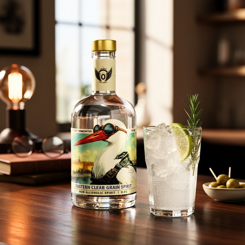 Volante Eastern Clear Grain Spirit 0.0% – Non-Alcoholic Vodka-Style Spirit – 700 ml