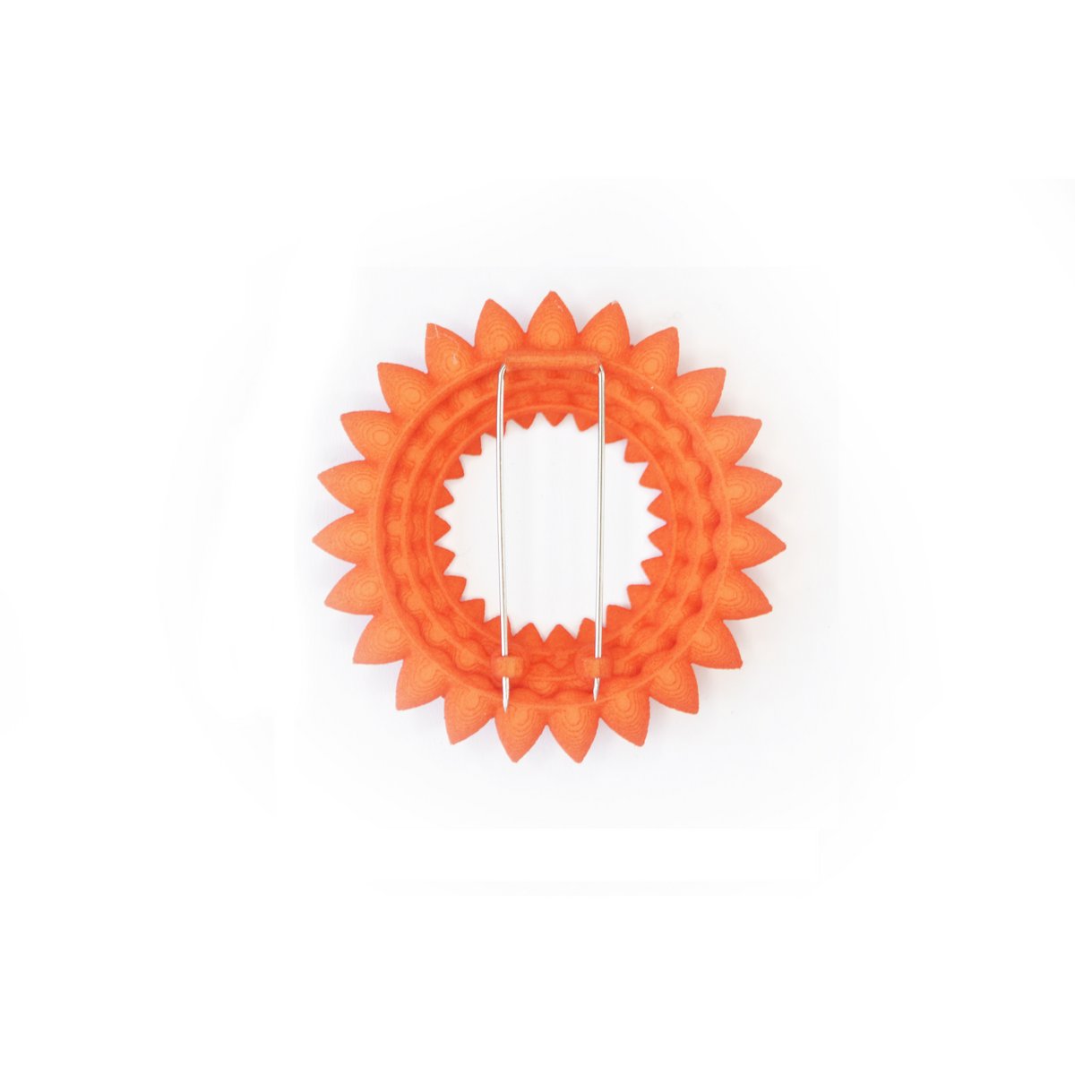 Broche Dahlia Tangerine