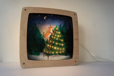 Zauberbild Baum schmücken