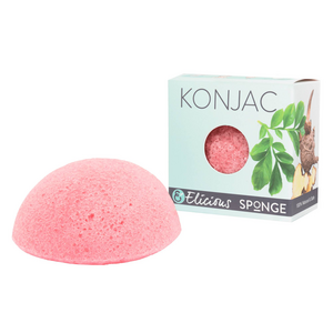 Konjac spons voor het gezicht Roos - vitaliserend