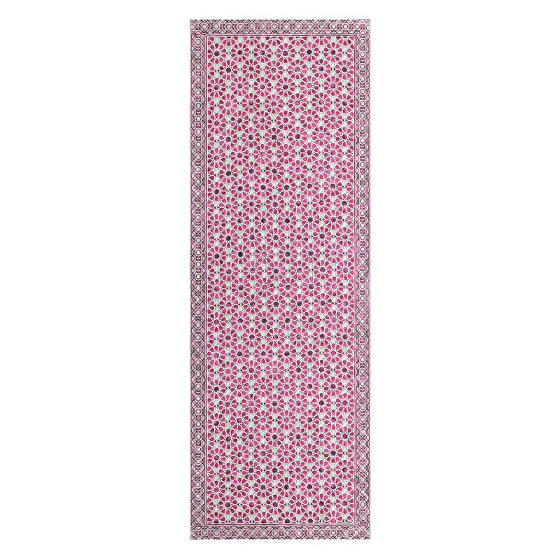 Long Pink Silk Scarf Fatima