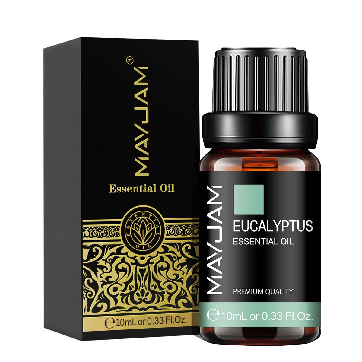 MAYJAM 10ML Lavender Lemongrass Jasmine Vanilla Eucalyptus Rose Lemon Essential Oil For Humidifier Diffuser Candle Making