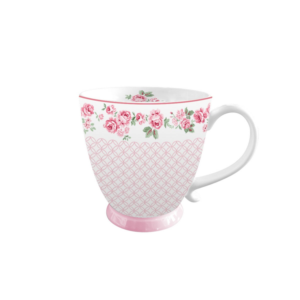 Porseleinen mok Lucy patroon 430 ml Isabelle Rose