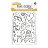 Coloring tablecloth motif wedding
