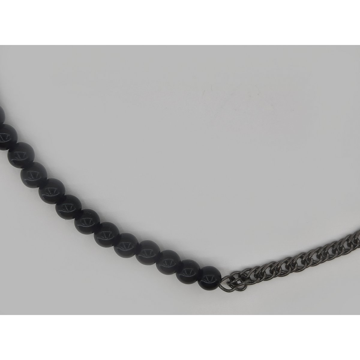 %2370 Collar de eslabones de perlas
