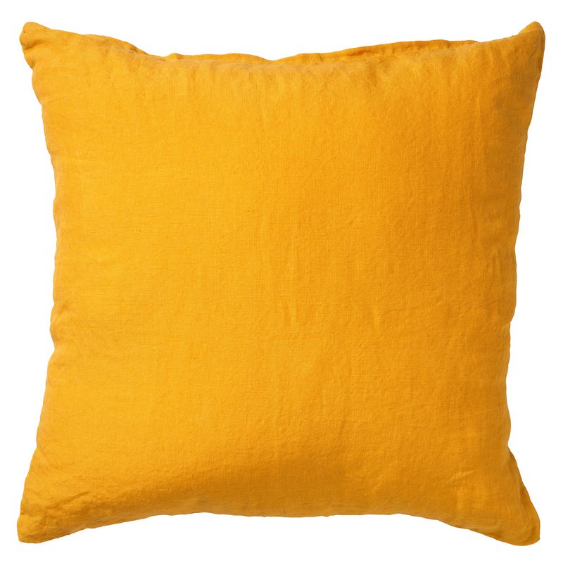 Dutch Decor LINN - Cushion 45x45 cm - Golden Glow - yellow-ochre