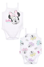 Sæt med 2 Babyvest Bodysuits, Love Minnie