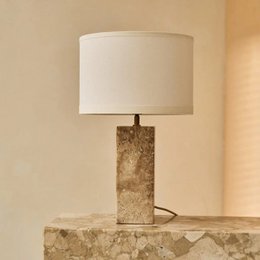 Lampada in travertino Rosie