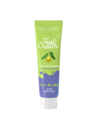 Nourishing and refreshing foot cream in a 100ml tube. Contains natural ingredients like shea butter and aloe vera to moisturize and soothe feet. Suitable for daily use.
