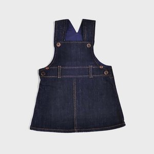 OrganicEra, biologisch denim baby-tuinbroekrokje