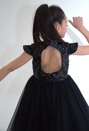 FIONA Ceremony dress Black - Size 130cm (7/8 years)