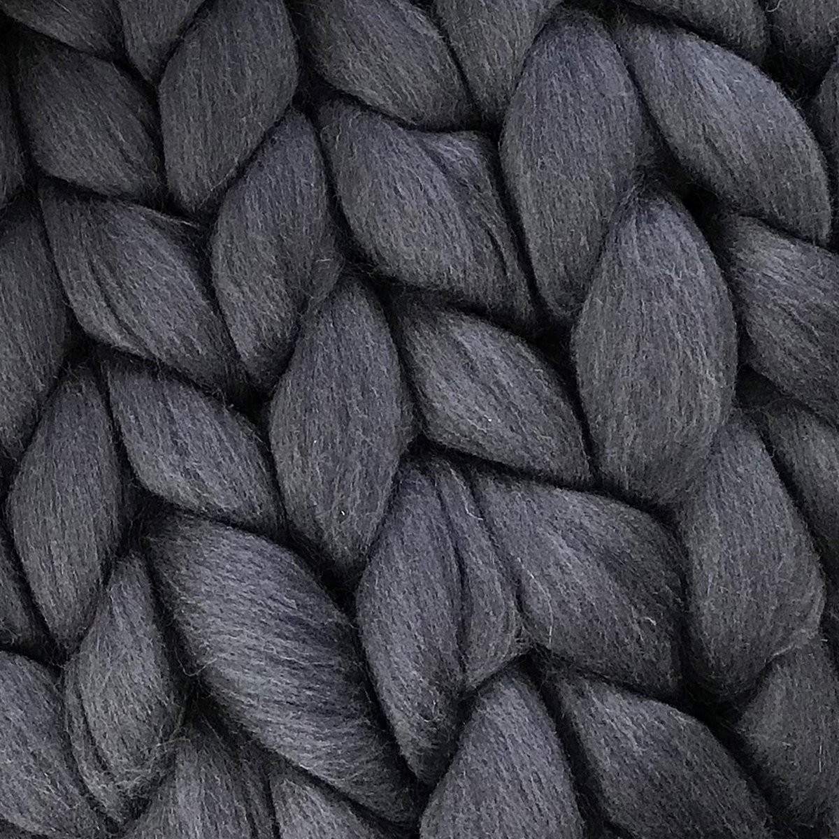 Wolldecke Cosima Chunky Knit, anthrazit