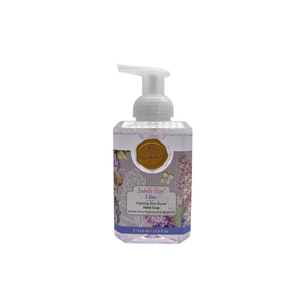 Sapone schiumogeno al burro di karitè Lilla 520 ml Isabelle Rose