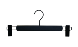 Kleiderbügel Trend RA D, schwarz lackiert, 35 cm