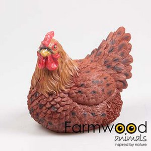 CHICKEN BREAKING BROWN 15X18X15 CM