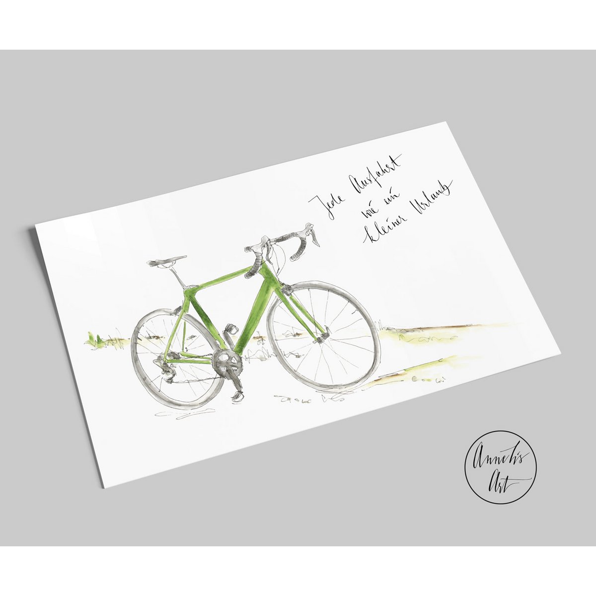 Carte postale | vélo de course | Chaque sortie comme des petites vacances