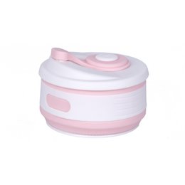 FOLDABLE SILICONE COFFEE CUP PINK HF