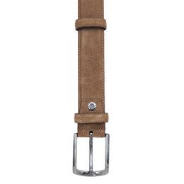 Wildledergürtel Herren Hellbraun - Wildledergürtel Damen Hellbraun - 3,5 cm breit
