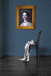 The Pink Pencil Canvas Small