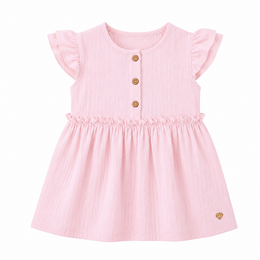 Little Chiq Baby jurkje Blushing Roze