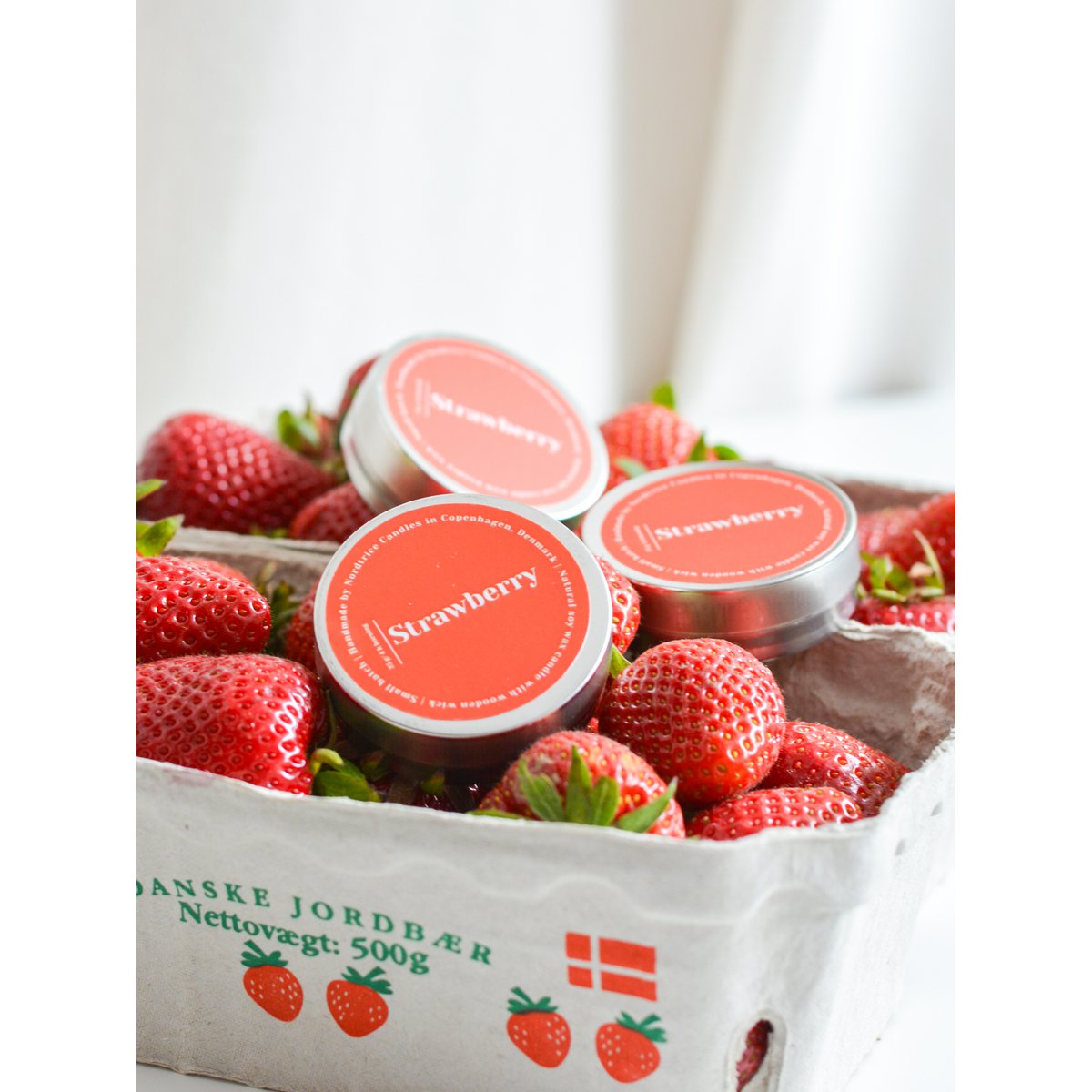Mini scented soy candles, Strawberry
