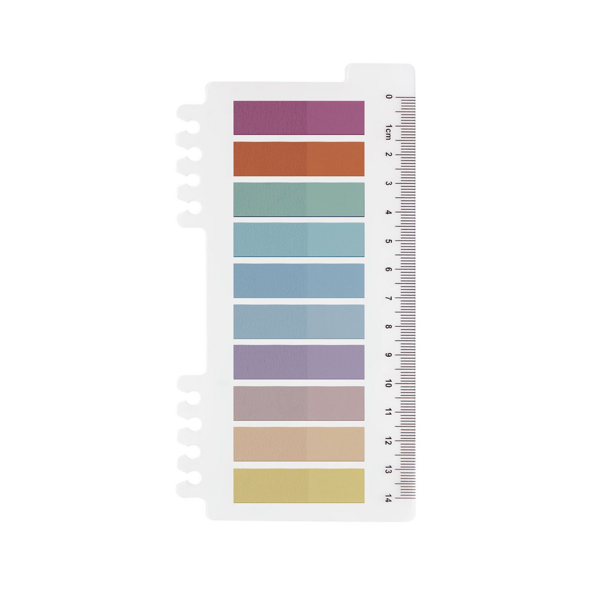 Misty Mint  | Ordinate Sticky Notes | Transparent Haftnotizen zum Markieren | Haftstreifen | Bürobedarf